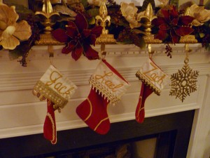 Christmas mantle